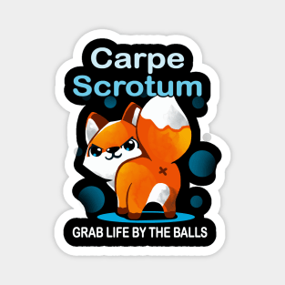 Carpe Scrotum Magnet