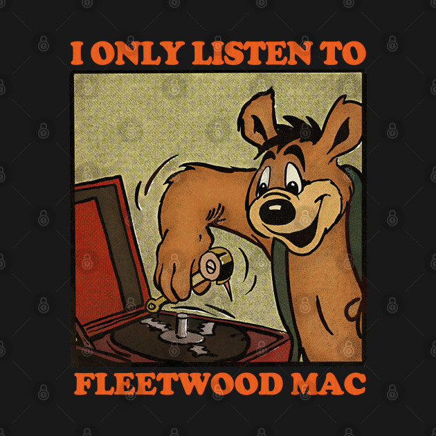 Disover I Only Listen To Fleetwood Mac / Retro Comic Design - Vinyl Lover - T-Shirt