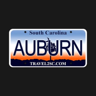 Auburn South Carolina License Plate T-Shirt