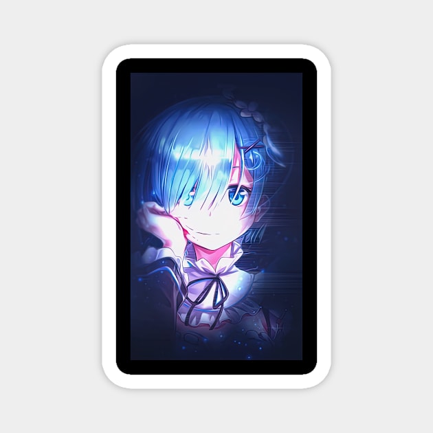 Cute Rem Magnet by Karma