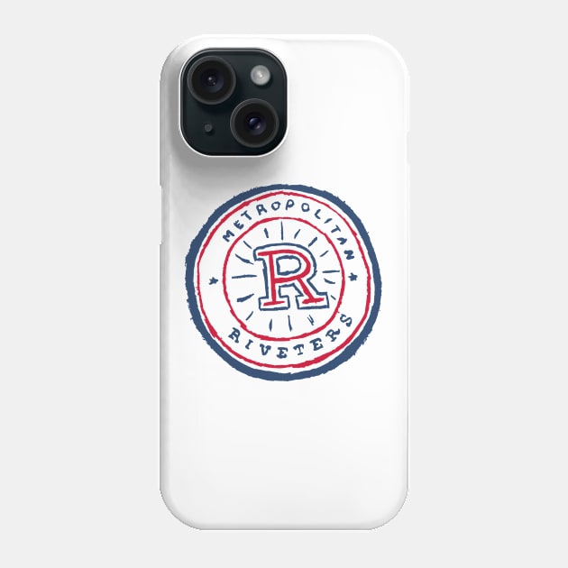 Metropolitan Riveteeeers 02 Phone Case by Very Simple Graph