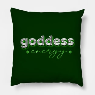 Goddess energy (green) Pillow