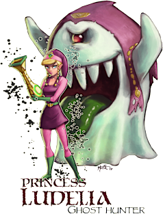 Princess Ludelia: Ghost Hunter Magnet