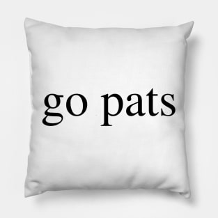 go pats Pillow