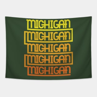 Michigan - Repeating in Sunset Tapestry