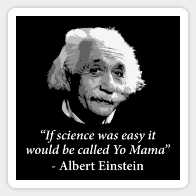 Sassy Einstein Einstein Funny Sticker Teepublic