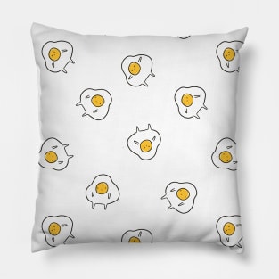 Funny breakfast eggs Pillow