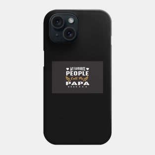 papa t shirt design Phone Case