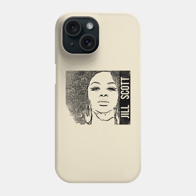 Jill scott | Singer Phone Case by Degiab