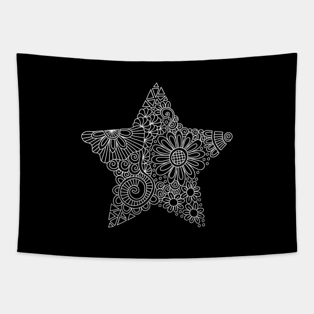 White Star Tapestry by Tazi