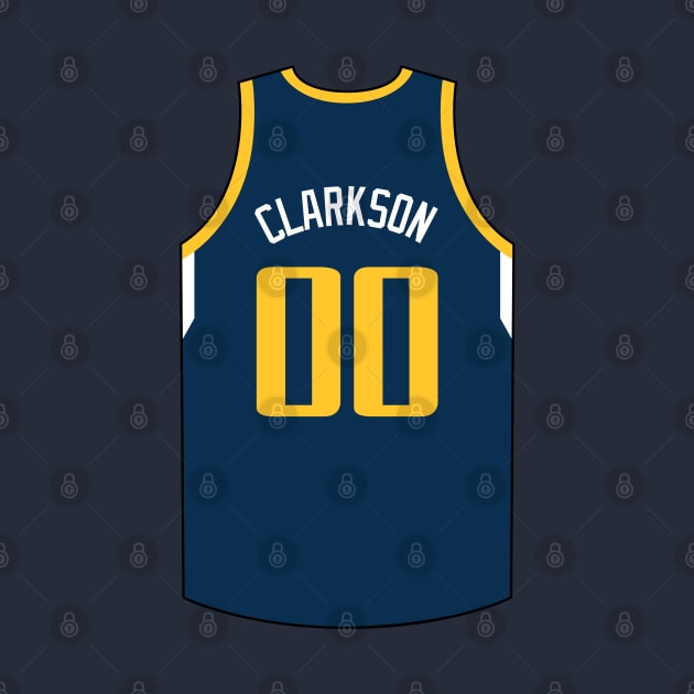 Jordan Clarkson Utah Jersey Qiangy by qiangdade