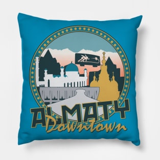 Almaty Downtown Pillow