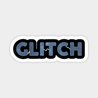 Glitch Logo Magnet