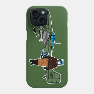 Two Tailed Tom Ju-87 Pilot Poster Phone Case