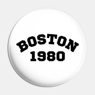 Vintage Boston 1980 Retro Pin