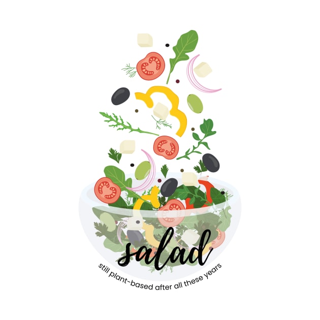 Salad is plant-based by shoreamy