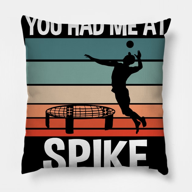 Spikeball You Had Me At Spike Pillow by TK Store