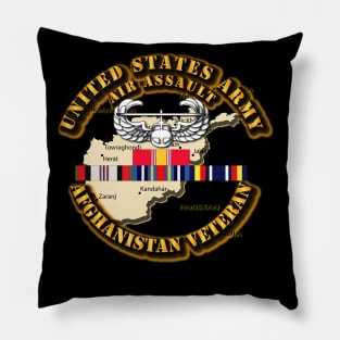 Air Assault w Afghan SVC Ribbons Pillow