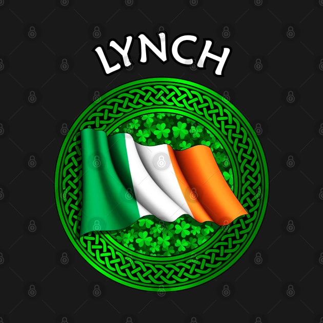 Irish Flag Clover Celtic Knot - Lynch by Taylor'd Designs