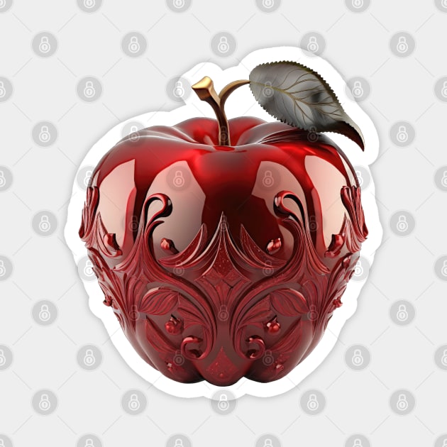 Red Apple Magnet by BellaDatura