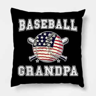 Baseball Grandpa Pillow