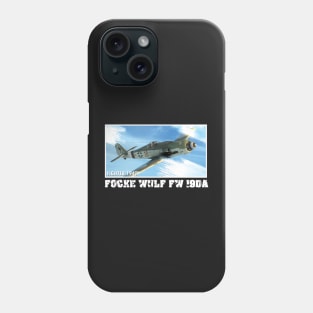 Luftwaffe FW190 Pilot Gift Battle of Britain German Warbird WW2 Phone Case