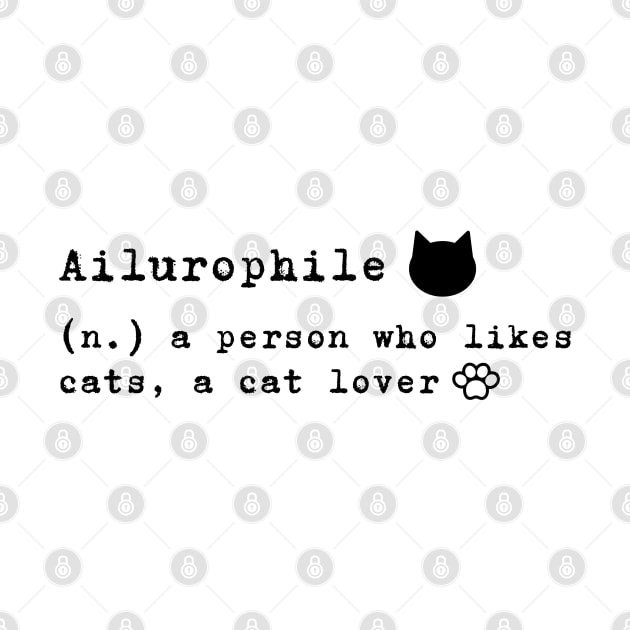 Ailurophile, a term for cat lover by Kireiimono