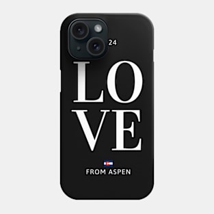 Love from Aspen Phone Case