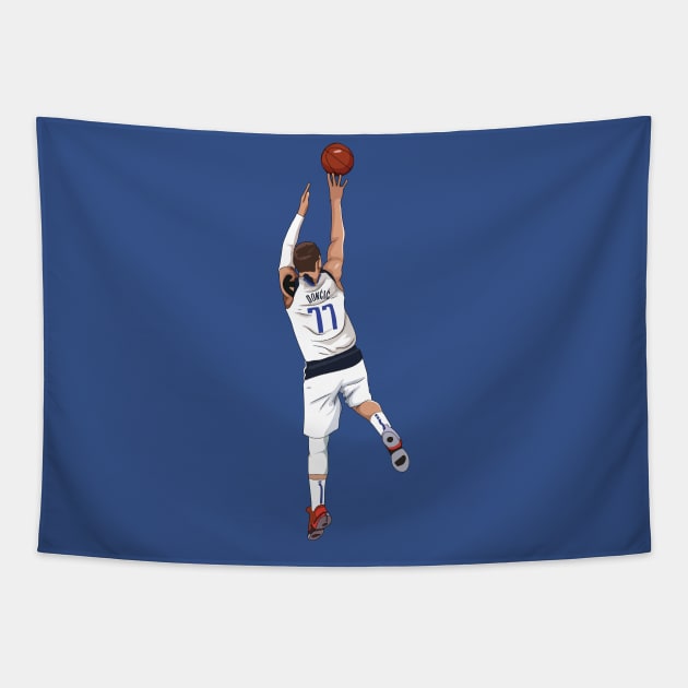 Luka Doncic Tapestry by xavierjfong