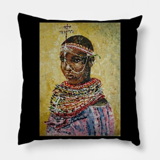 Masaai woman Pillow