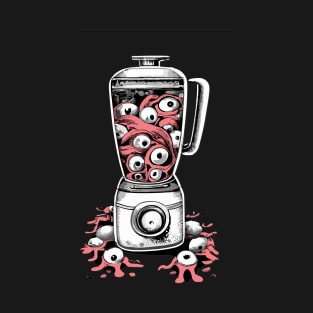 Eyeball Blender of Death- Cool Horror Design T-Shirt