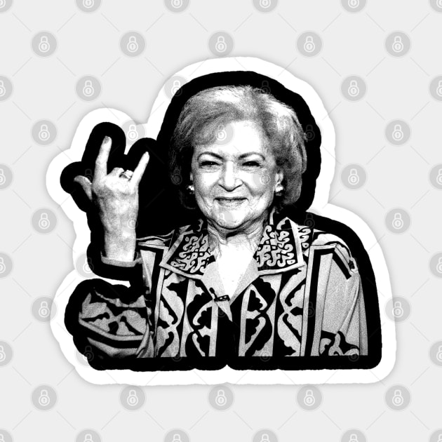 Betty White /// Punk Magnet by HectorVSAchille