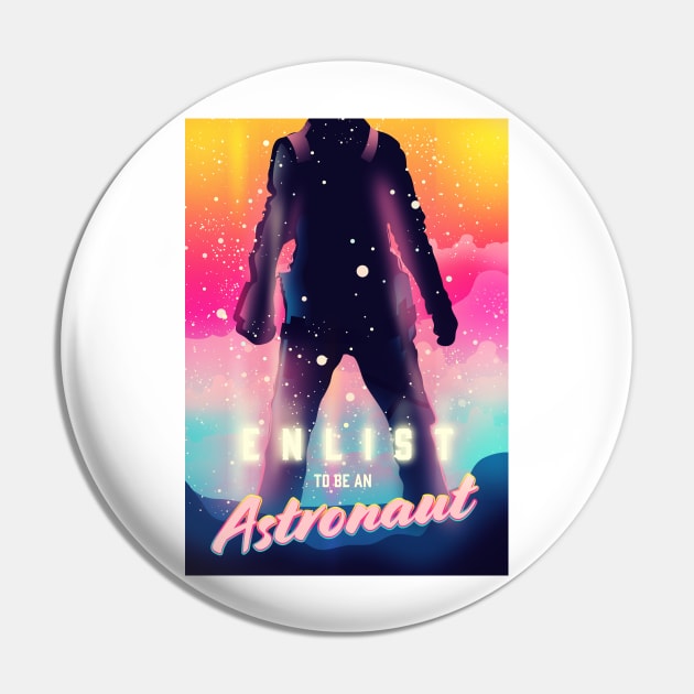 Enlist to be an Astronaut Pin by nickemporium1