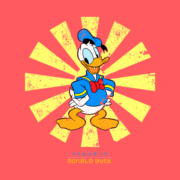 Donald Duck Retro Japanese by Nova5