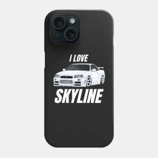 I love Skyline Phone Case