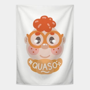 Quaso Carl Funny Character Art Tapestry