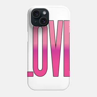 Love t-shirt designs Phone Case