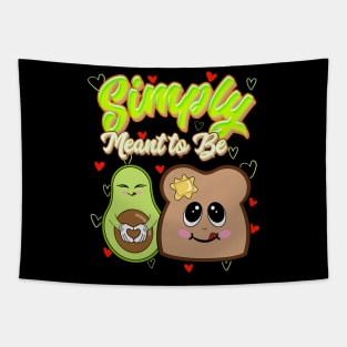 simply meant to be avocado Tapestry