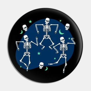 Funny Dancing Skeleton Gift Pin