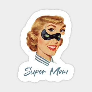 Super Mom Retro Magnet