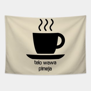 Coffee (Toki Pona) Tapestry