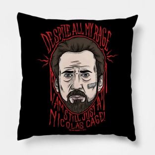 Nicolas Rage Cage Pillow