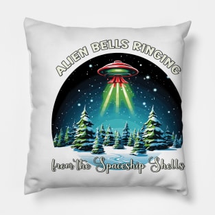 Alien Christmas Pillow