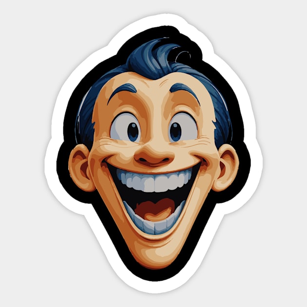 Goofy ahh emoji - Goofy - Sticker | TeePublic
