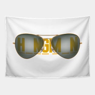 hangman glasses h_ngm_n Tapestry