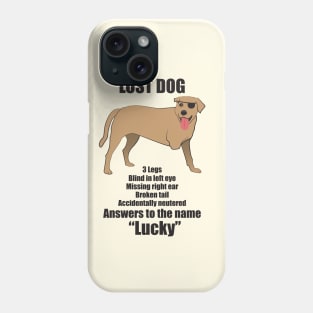 Lucky the Dog Phone Case