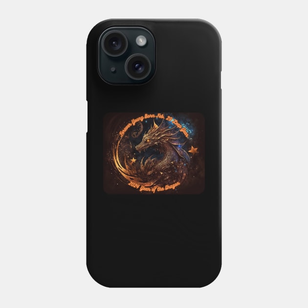 2024 Forever Young Leap Year Dragon Phone Case by Spacetrap