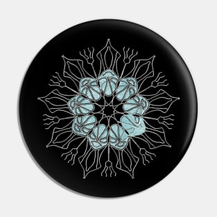 Snowflake Mandala Pin