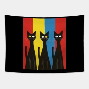 Mid-Century Modern CAT Shelves Tapestry