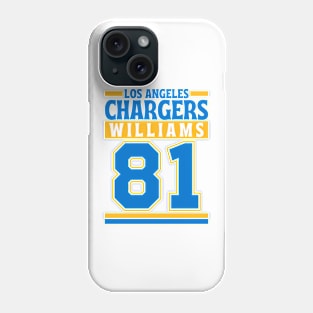 Los Angeles Chargers Williams 81 Edition 3 Phone Case